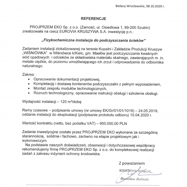 Eurovia Wiśniówka